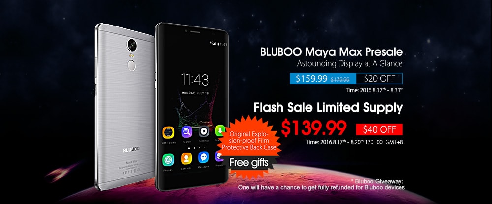 Bluboo Maya presale